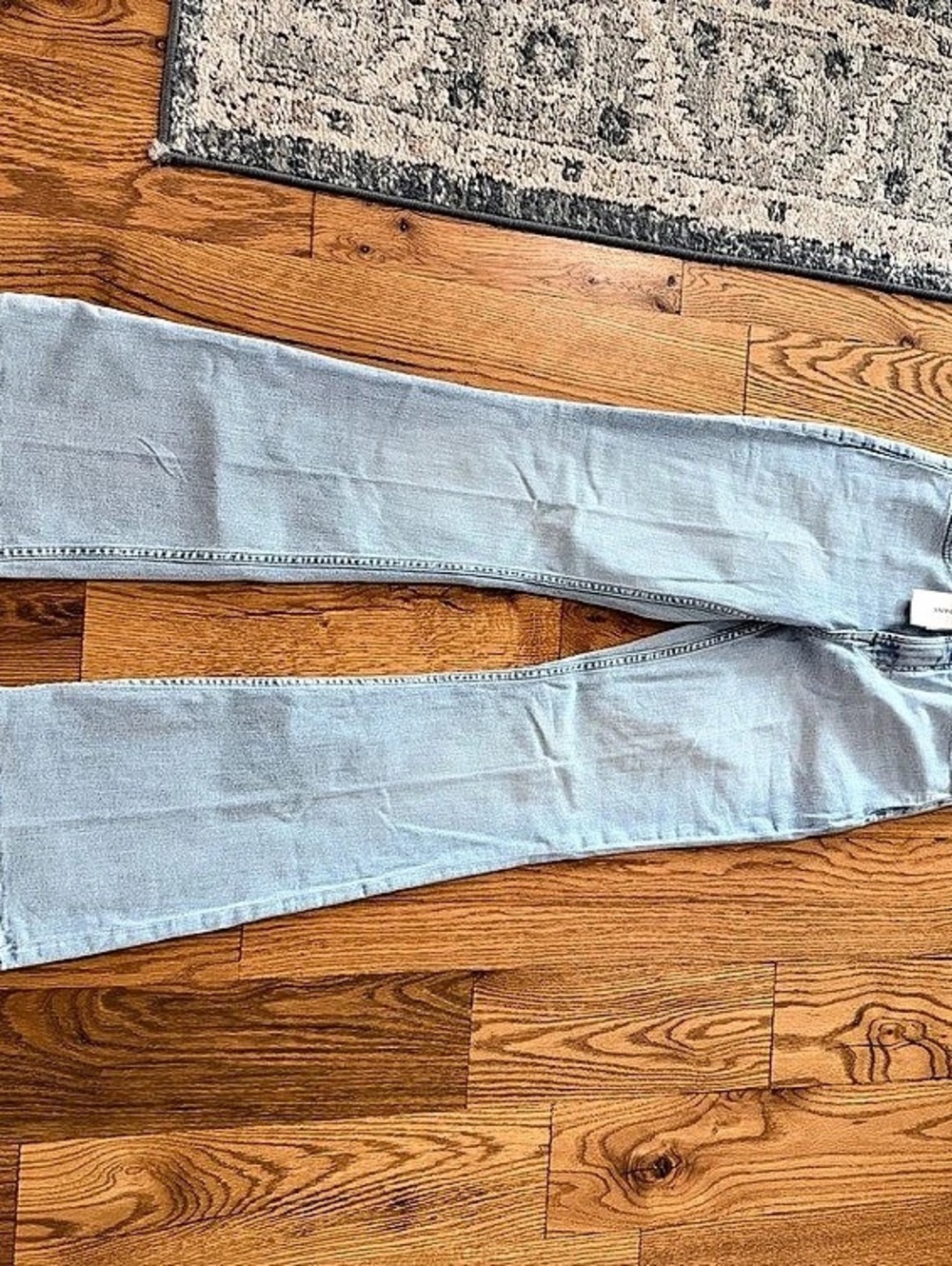 SPANX Perfect Fit Ponte Flare Jeans in Blue Size 4 NWT